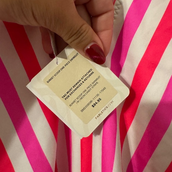 Fabletics Sunset Scoop One-Piece Swimsuit medium - Picture 7 of 7
